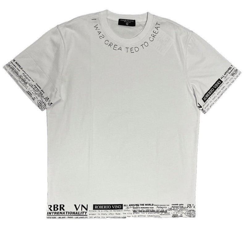Roberto Vino Milano Created White T-Shirt