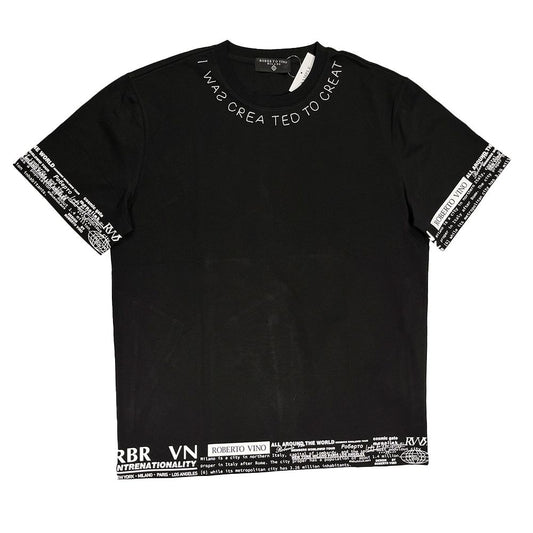 Roberto Vino Milano Created Black T-Shirt