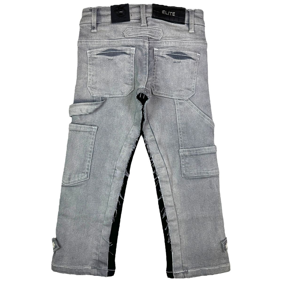 Elite Premium Grey/Black Boy's Jeans