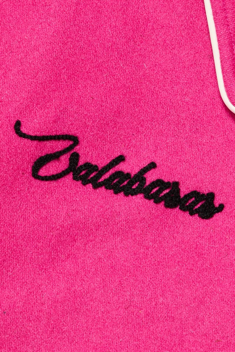 Valabasas "Wild Bunch" Fuchsia Letterman Jacket