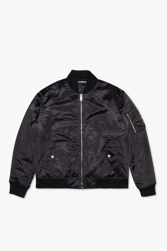 Valabasas  "First Class" Black Bomber Jacket