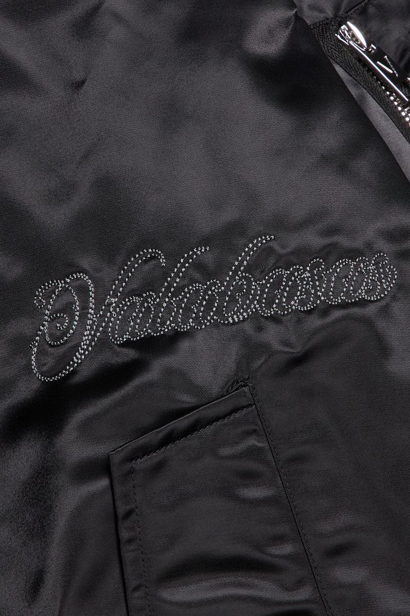 Valabasas  "First Class" Black Bomber Jacket