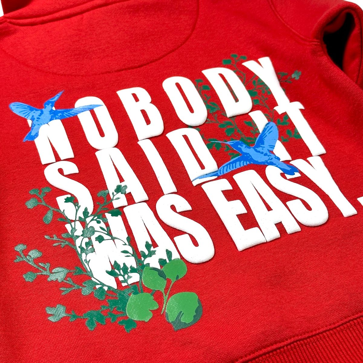 Elite Premium No Body Said It Was Easy Red Boy's Hoodie