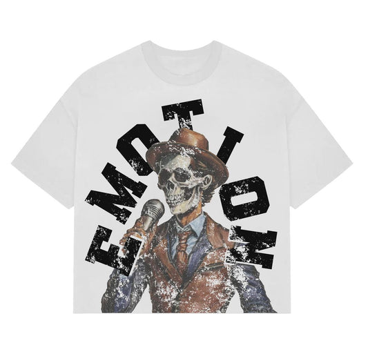 Mixed Emotion White Performer T-Shirt