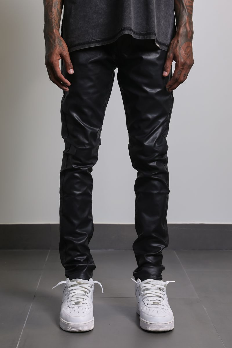 Ajenda Iven Wax Black Pants