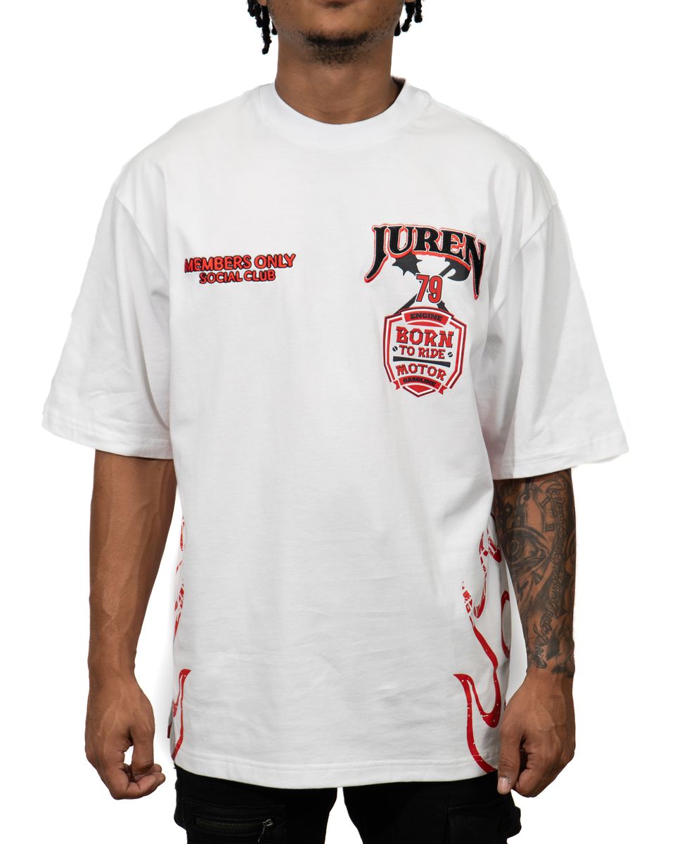 Juren Members Only White Tee