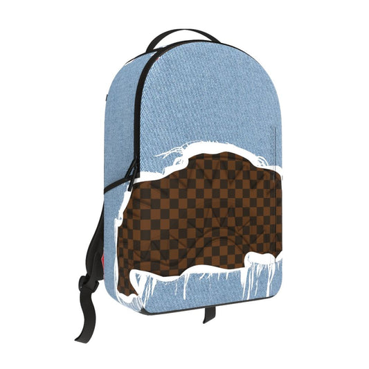 Sprayground "DENIM SHARK BITE DLXSV BACKPACK " Backpack