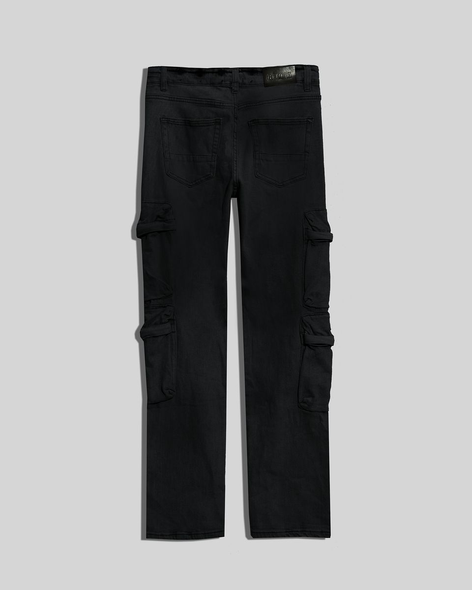 Gftd Ethan Jet Black Jeans