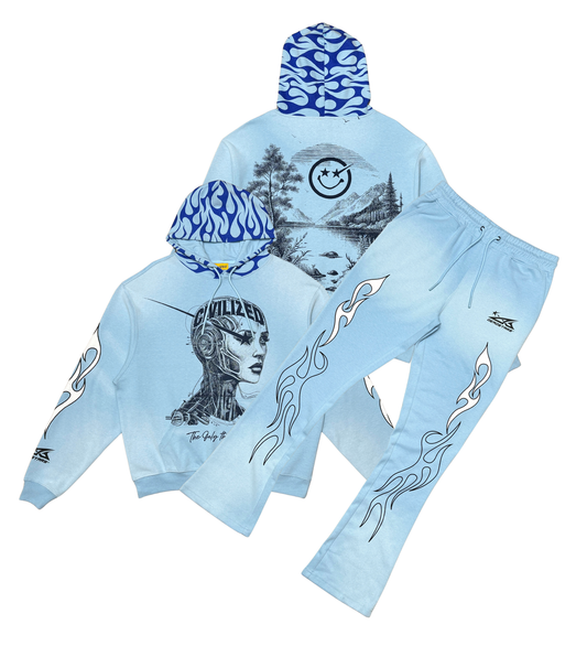 Civilized Ai Pullover Jogger Set