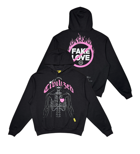 Civilize Fake Love Black Hoodie