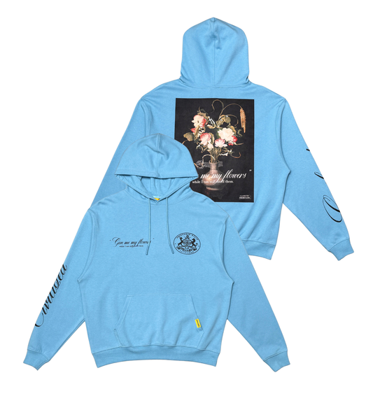 Civilize Give My Flower Blue Hoodie