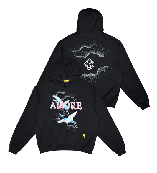Civilized Amore Black  Hoodie