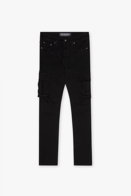 Valabasas  "Broken" 4 Way Stretch Cargo Black  (VLBS-VJ2-1013)