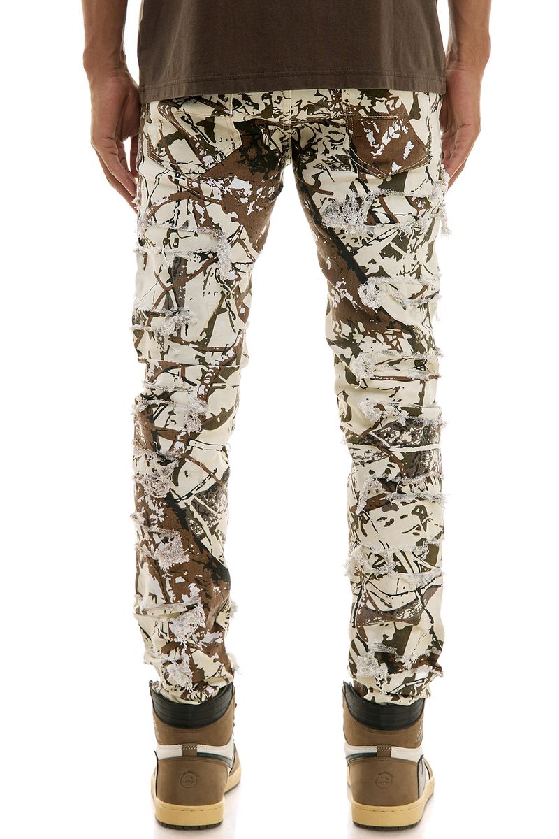 Kdnk Complex Camo Cream Jeans