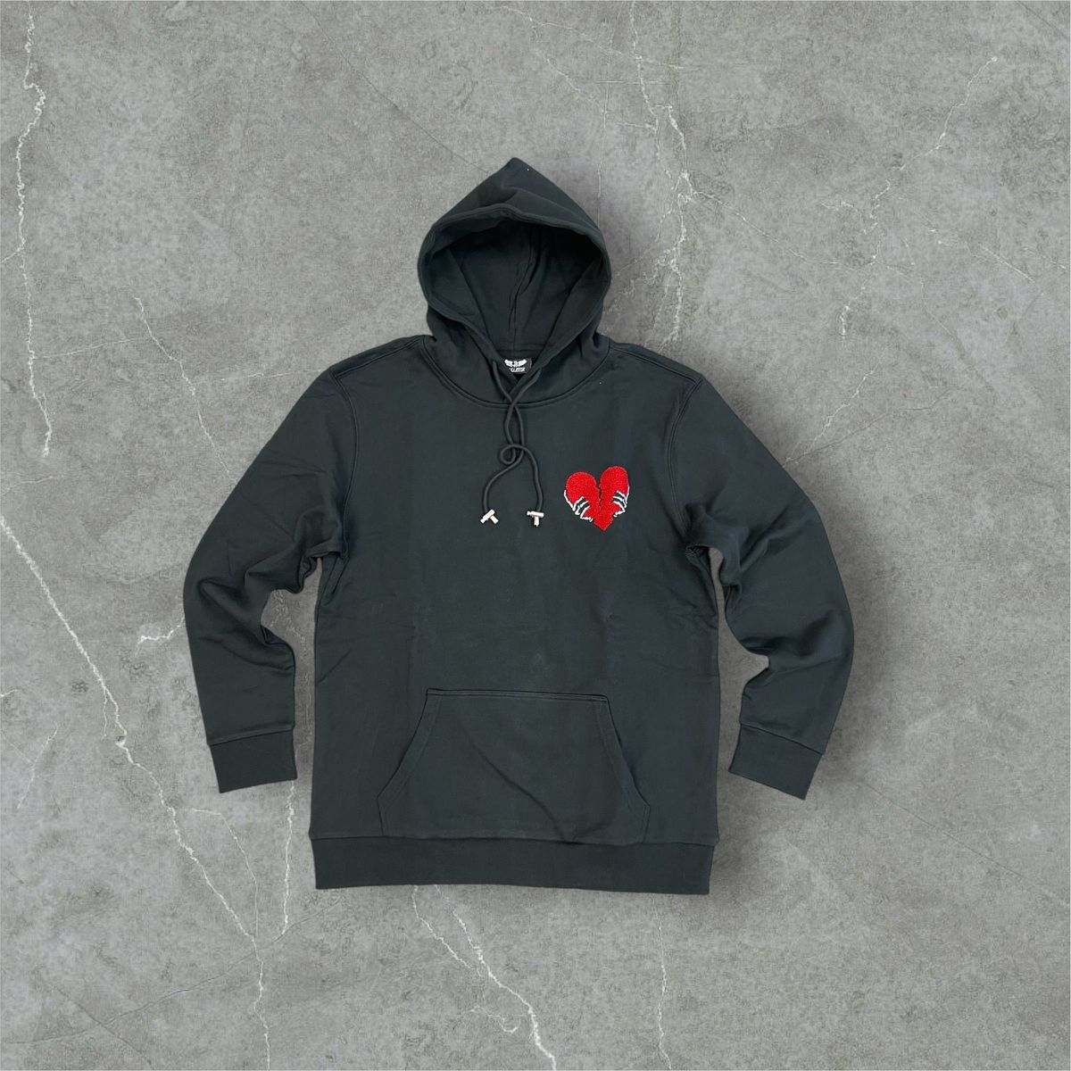 Reelistik Heart Club Black Hoodie