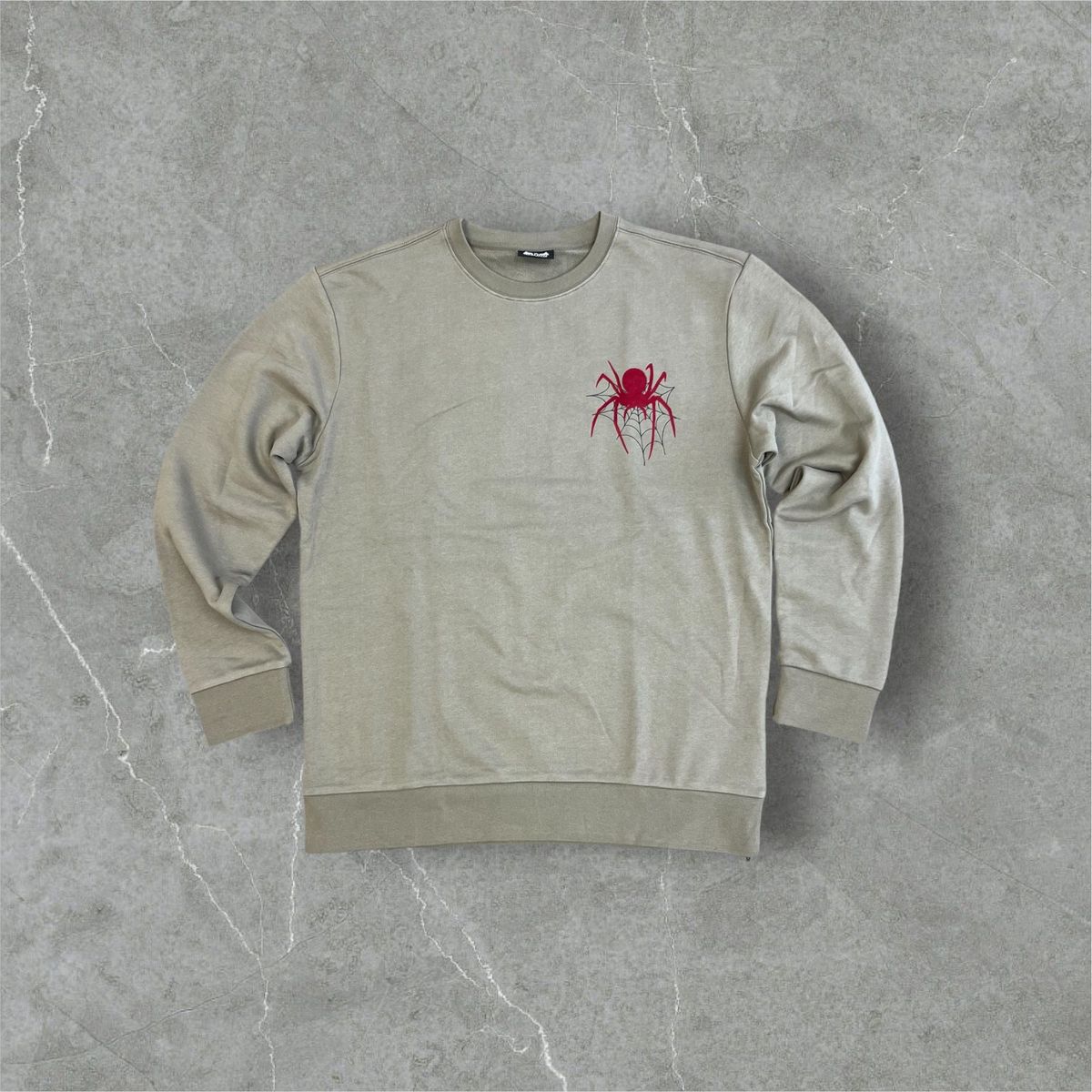 Reelistik Spider Crew Neck Tan