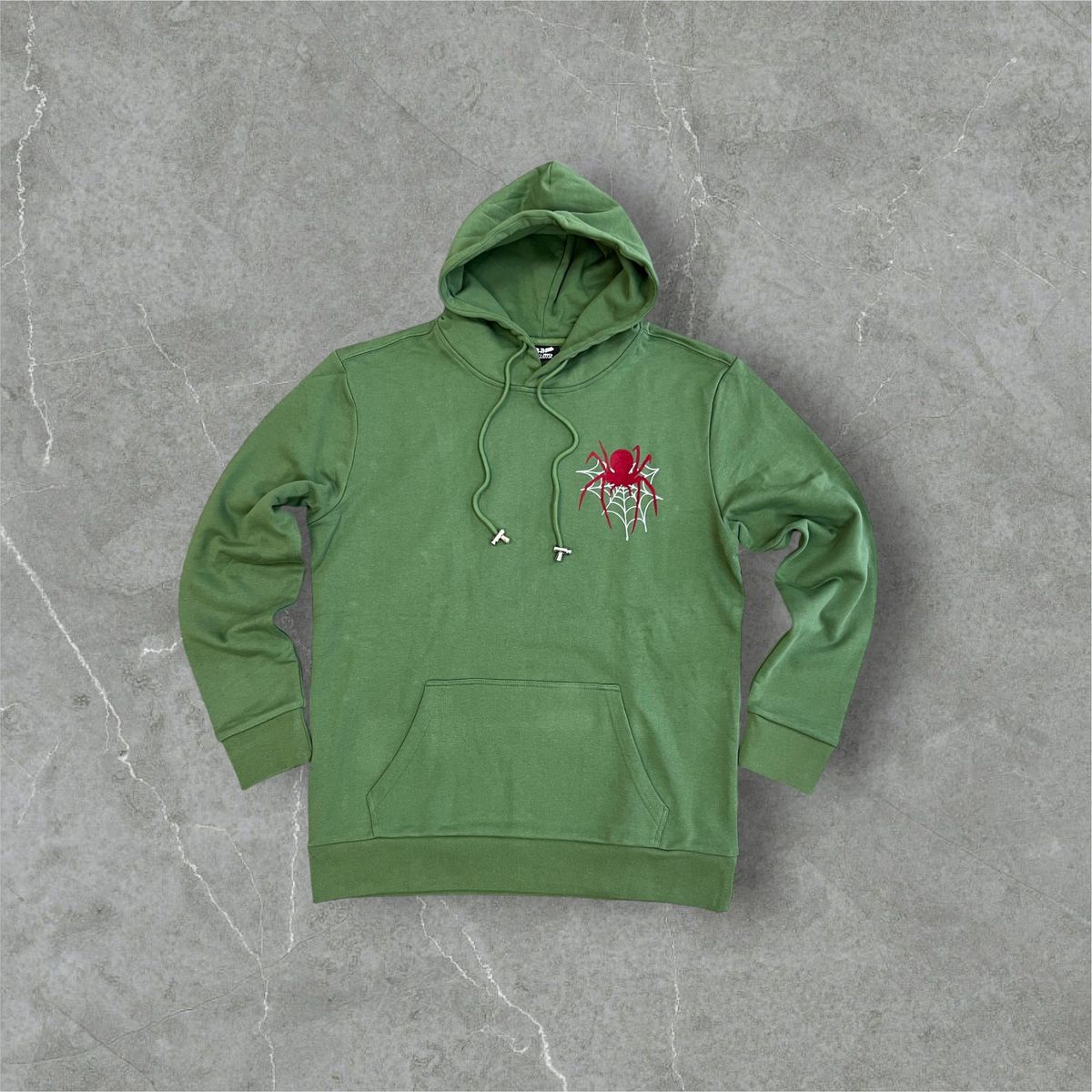 Reelistik Spider Olive Hoodie