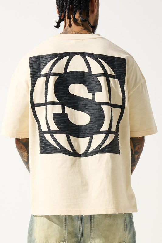 SERENEDE "4 CORNERS" Butter T-Shirt (BUTTER)