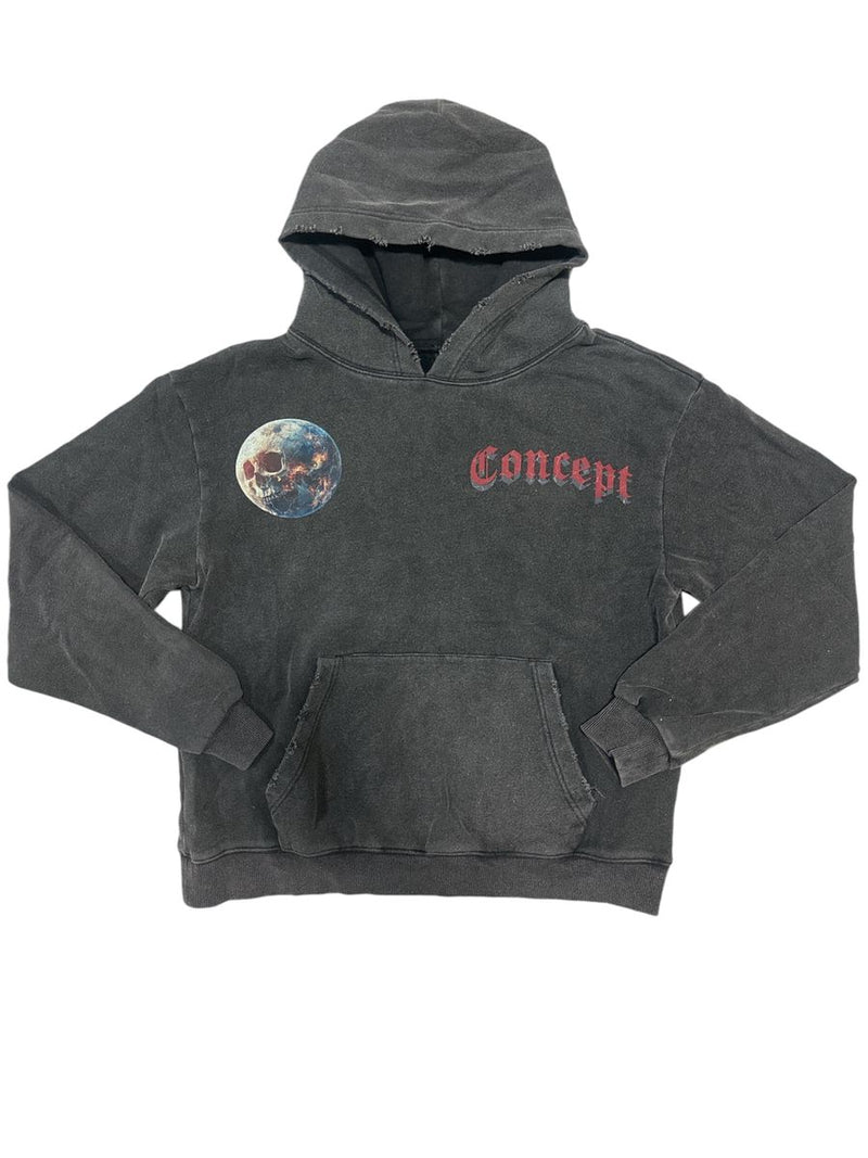 Concept "Astronaut" Black Wash Hoodie
