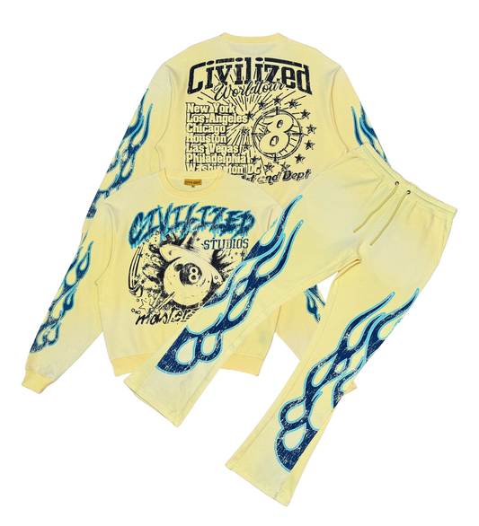 Civilized Worldtour Studios Crew Jogger Set