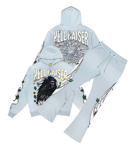 Civilized Ride To Heaven Pullover Jogger Set