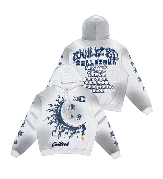 Civilized All State Hoodie Grey