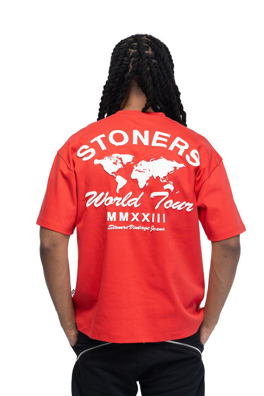 Stoner Rolling Red T-Shirt