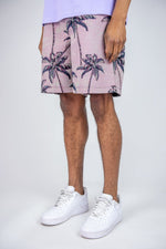 Rebel Minds Paradise Tapestry Lavender Shorts