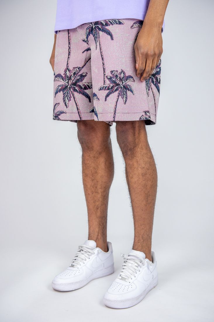 Rebel Minds Paradise Tapestry Lavender Shorts