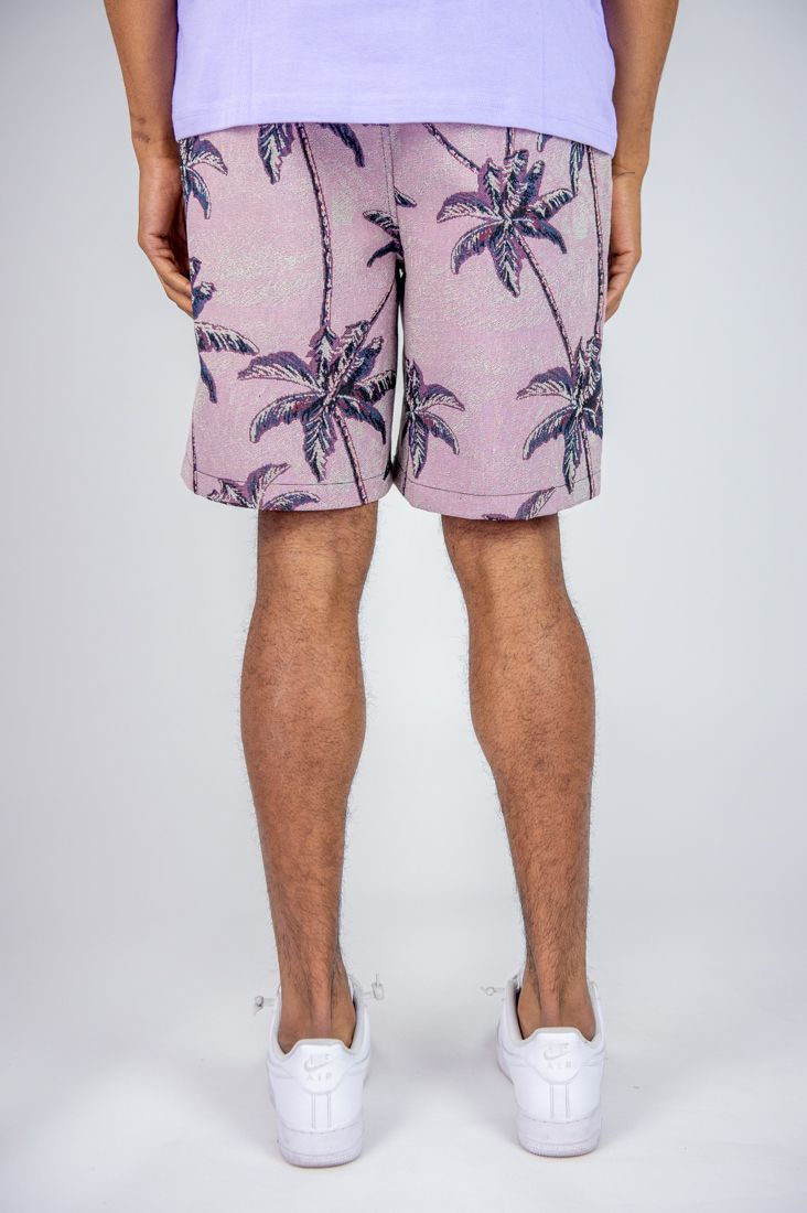 Rebel Minds Paradise Tapestry Lavender Shorts