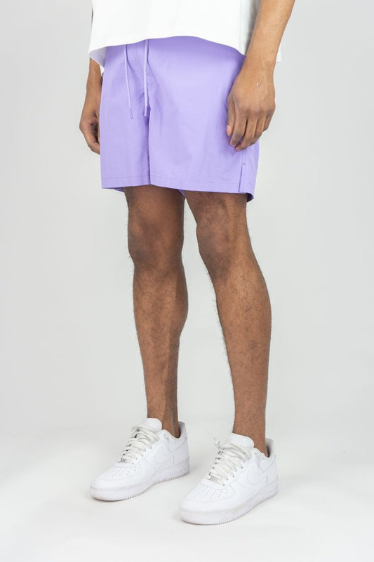 Rebel Minds Lavender Nylon Shorts