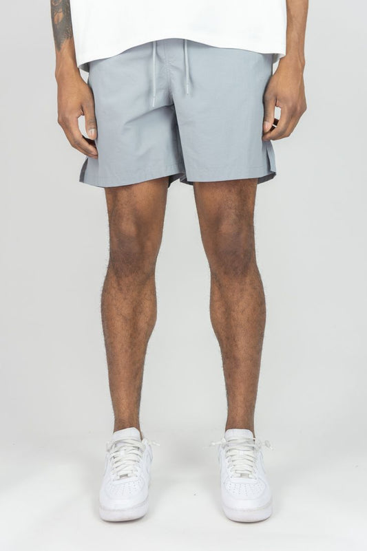 Rebel Minds Grey Nylon Shorts