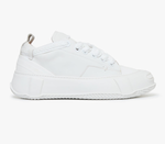 VALABASAS "VISION" WHITE LEATHER LOW TOP (VLBS-100LOW)