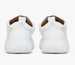 VALABASAS "VISION" WHITE LEATHER LOW TOP (VLBS-100LOW)