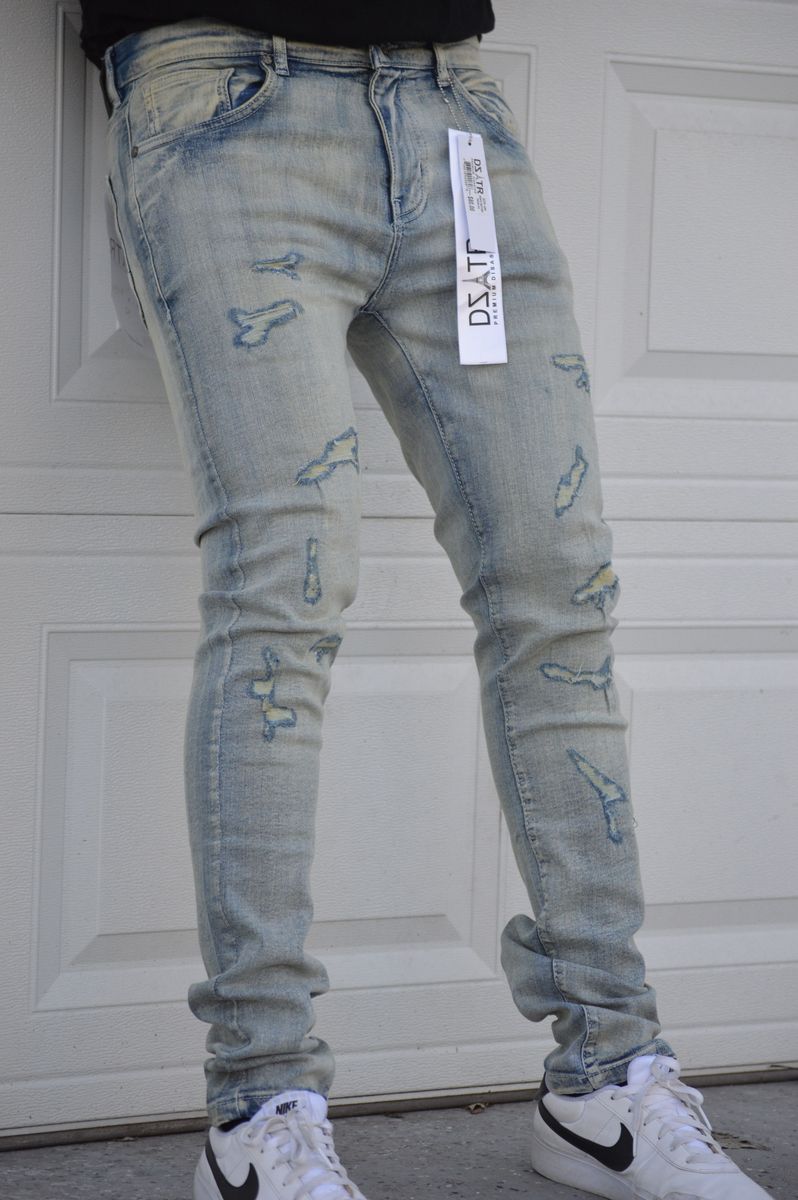 Disaster Super Stretch Denim - Slim Fit - Tinted Ice 404