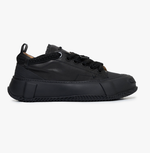 VALABASAS "VISION" BLACK LEATHER LOW TOP (VLBS-100LOW)