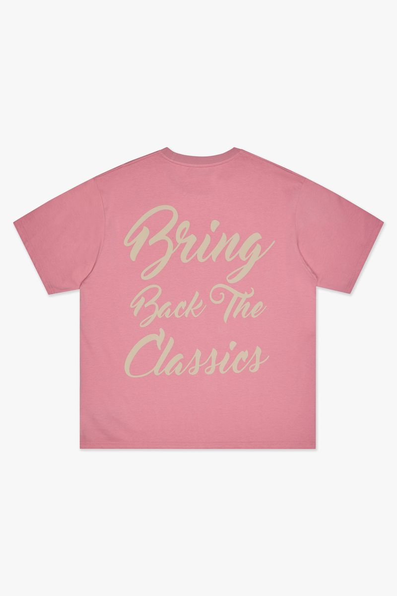 6th Nbrhd " Classic is Back  " T-Shirt Pink