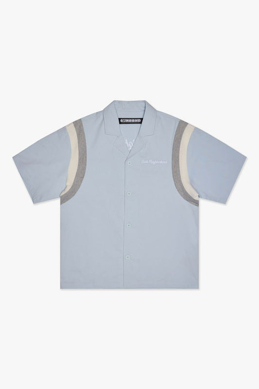 6th Nbrhd " In My Lane " Button Down Blue