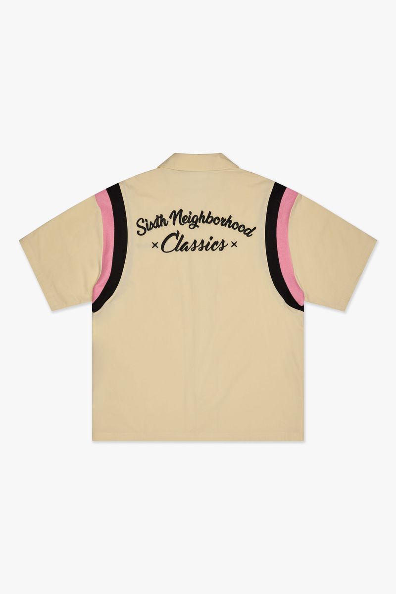 6th Nbrhd " In My Lane  " Button Down Cream