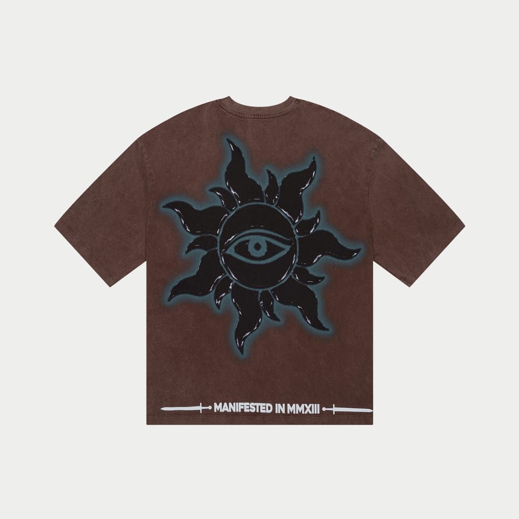 Godspeed Squadron-T-Shirt-Brown-Wash