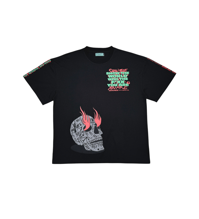 Genuine Show The World Black T-Shirt