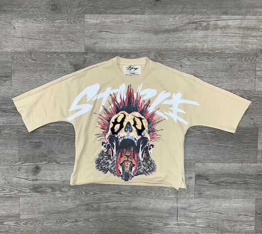 Bkys Stable Cropped Beige T-Shirt
