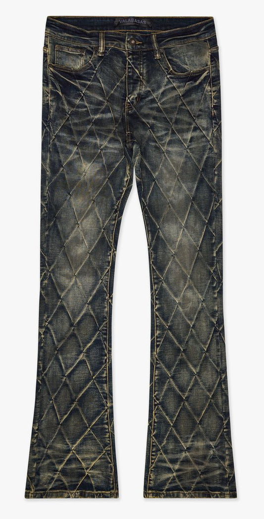 Valabasas "TIRE" STACKED (VLBS-VJ3-1002) BLUE VINTAGE