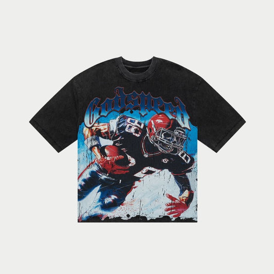 Godspeed Endzone T-Shirt (Black Wash)