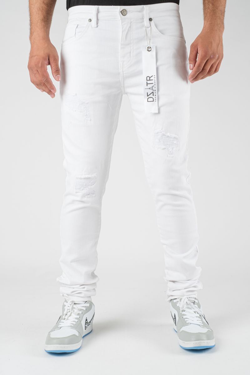 Disaster Super Stretch Denim - Slim Fit - White 284