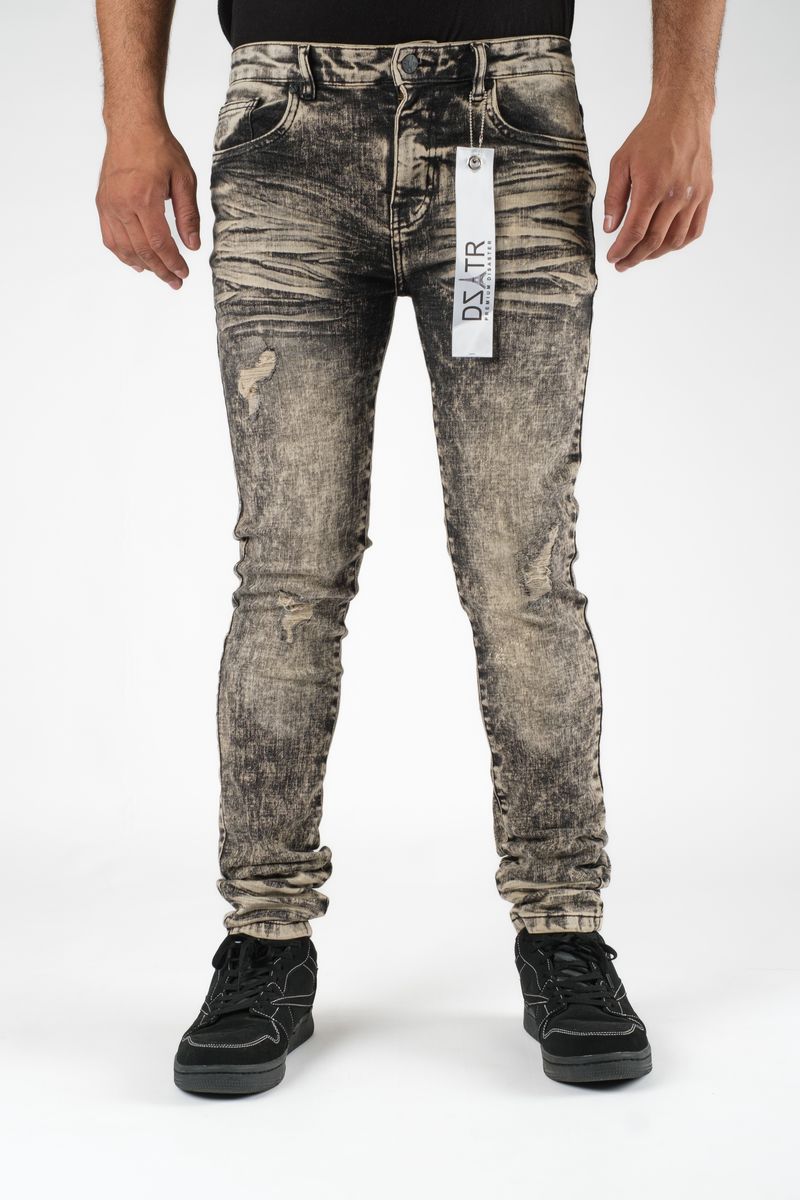 Disaster Super Stretch Denim - Slim Fit - Vanilla Black 417