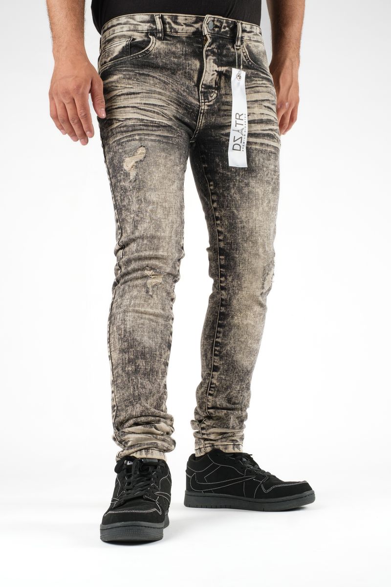 Disaster Super Stretch Denim - Slim Fit - Vanilla Black 417