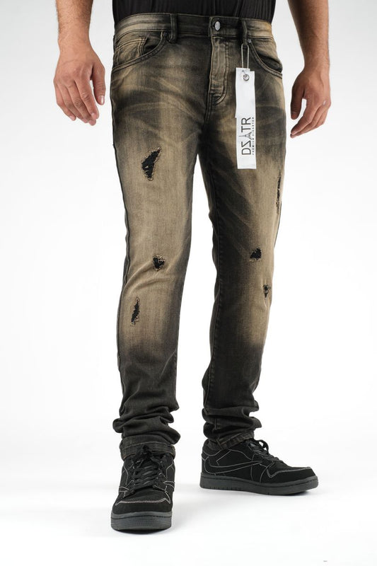 Disaster Super Stretch Denim - Slim Fit - Vintage Black (412)