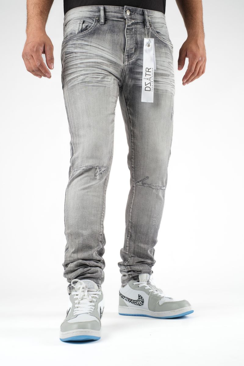 Disaster Super Stretch Denim - Slim Fit - Grey Wash  (403)