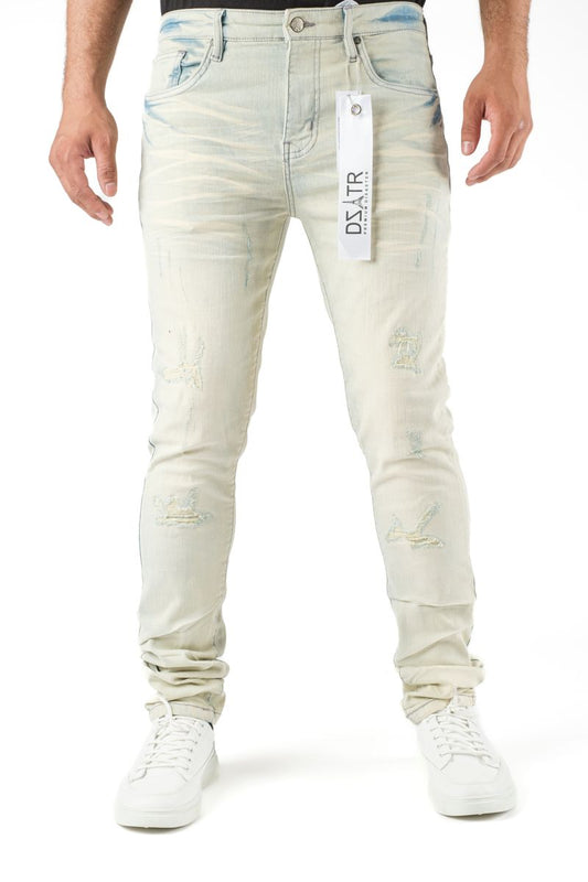 Disaster Super Stretch Denim - Slim Fit -Vanilla Ice 423